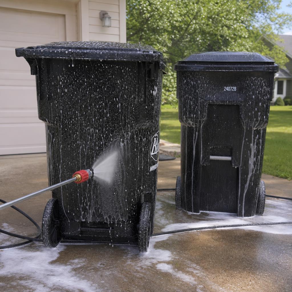 Trash Can Cleaning